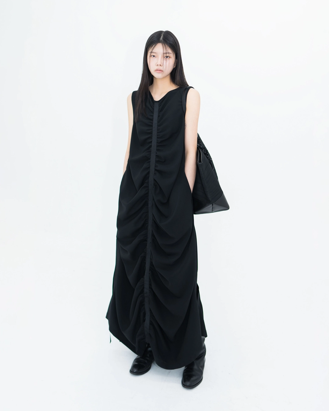 유노이아 shirring long dress 상품 이미지 2