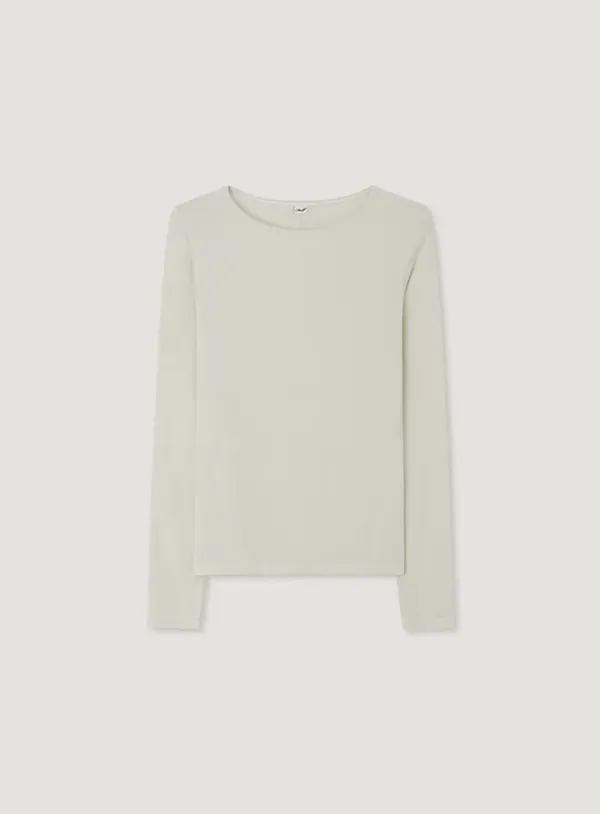 NILAH LAYERED TEE_MUTE CREAM