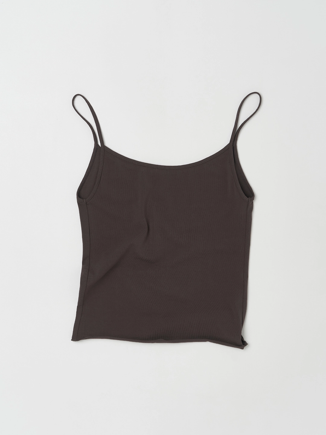 낫띵에브리띵 CLASSIC SLEEVELESS TOP IN MATT BROWN 상품 이미지 1