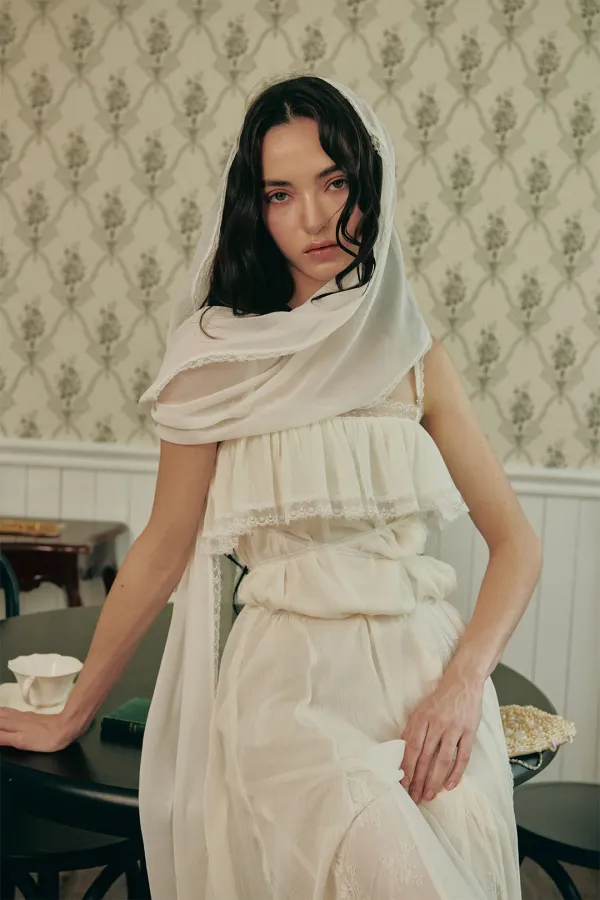 DREAMY SCARF cream