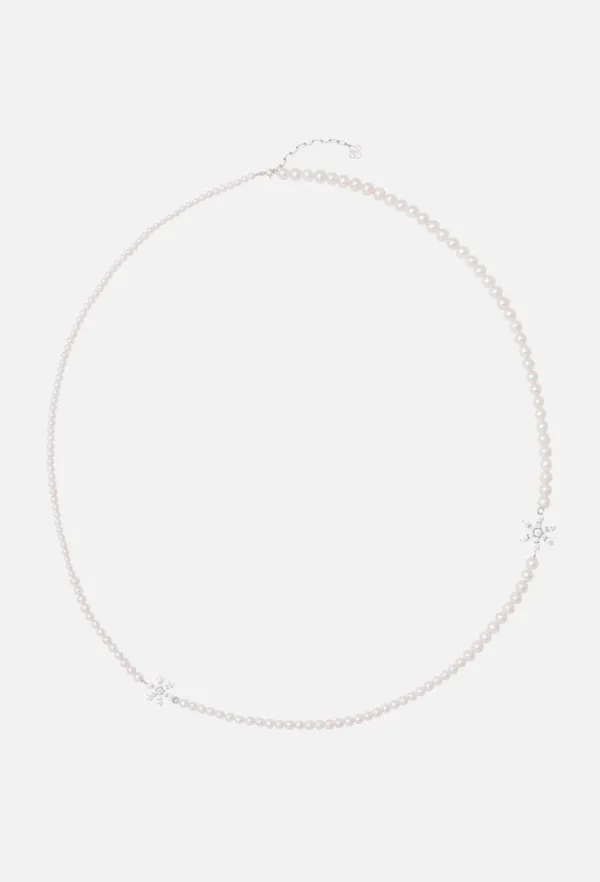 [Pre-order] Celeste Pearl gradation Necklace 92cm (Lab Diamond)