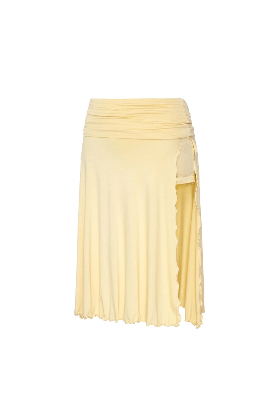 투머치택스 SLIT MIDI SKIRT PANTS (BUTTER) 상품 이미지 1