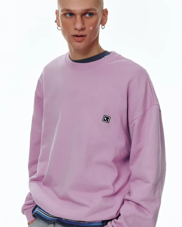 CENTAUR EMBLEM PATCH SWEATSHIRT_PINK