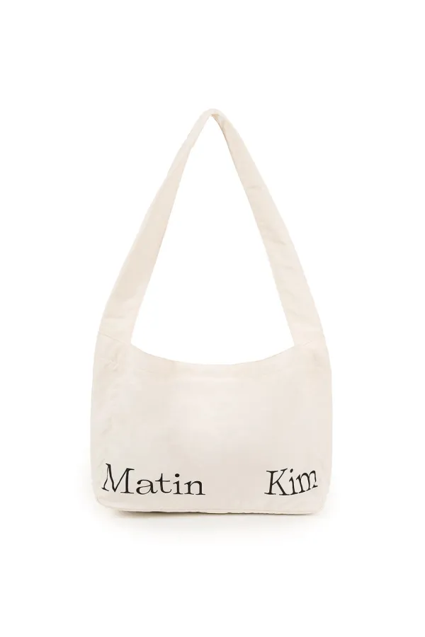MATIN CRISP BIG ECOBAG IN IVORY