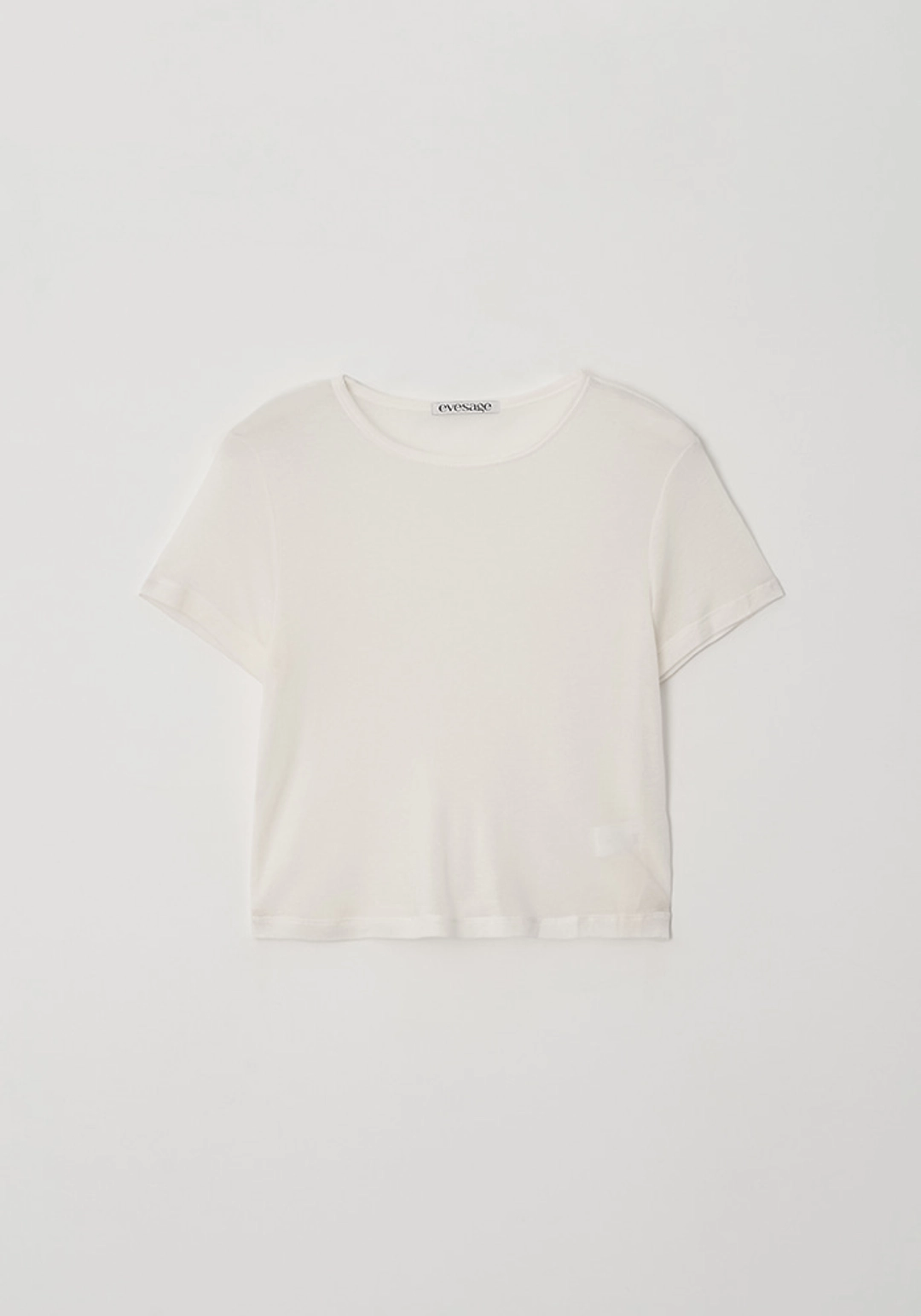 이브세이지 Wool half tee (Ivory) 상품 이미지 1