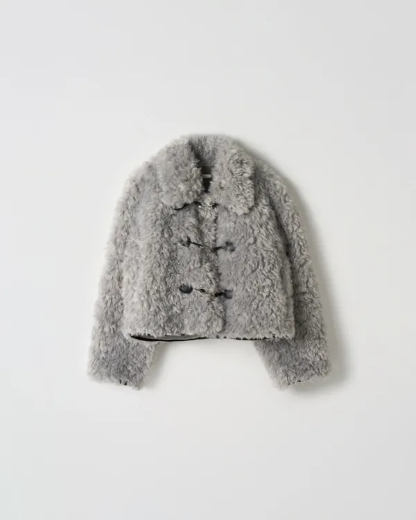 Bébé Fur Shearing Jacket [GREY] - 누아르나인