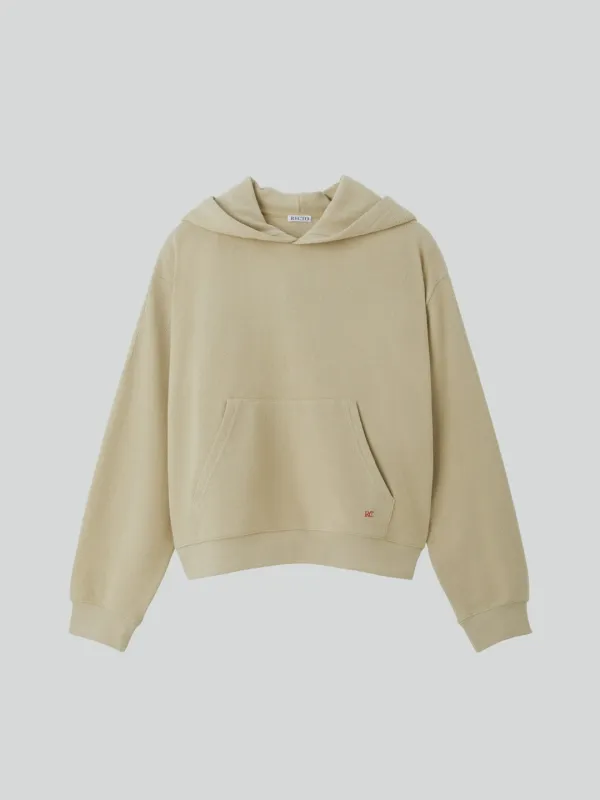 RC LOGO HOODIE SWEATSHIRT (BEIGE)