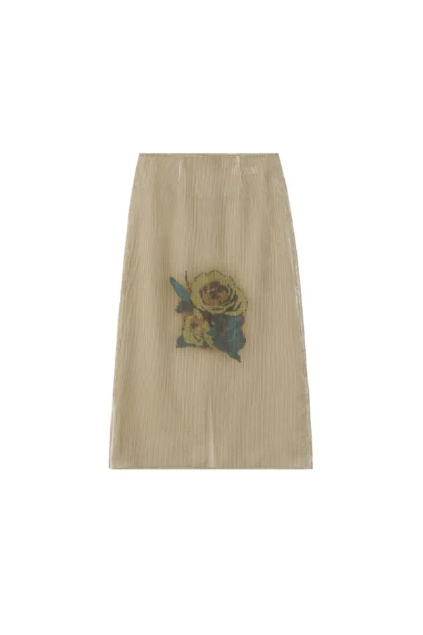 Layered skirt - Beige