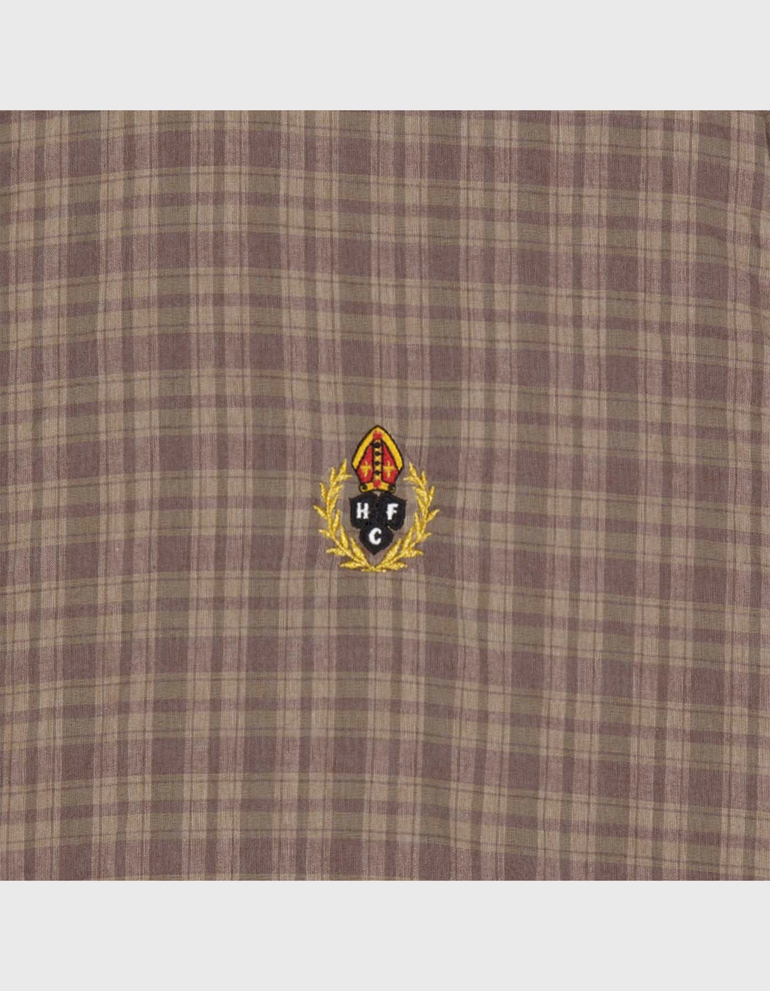 헤리티지플로스 CREST WASHED CHECK ZIP-UP / Brown 상품 이미지 2
