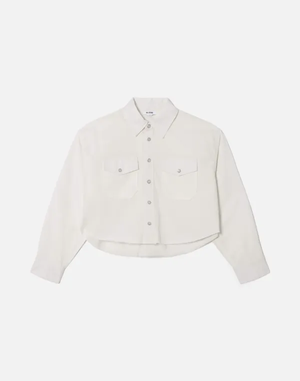 Camper Crop Shirt - Blanco