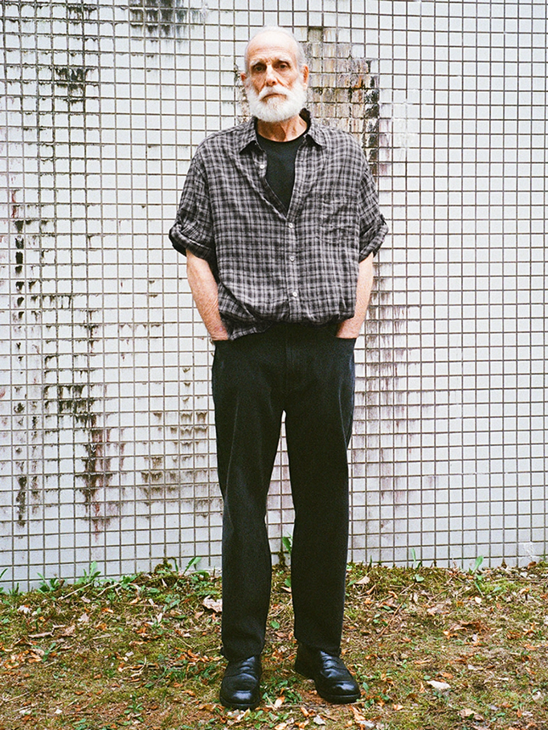 파르티멘토 Dust Plaid Roll Up Half Shirts_Dust Charcoal 상품 이미지 2