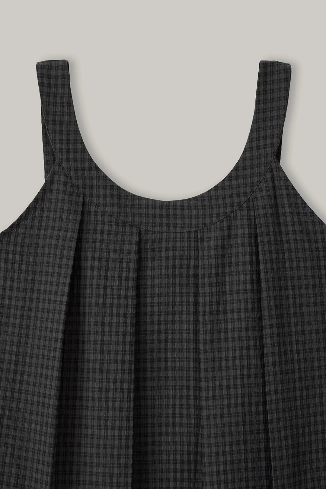 노우드 Arch Pintuck Blouse (Check) 상품 이미지 2