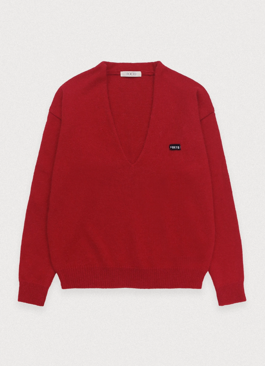 포에토 [4th] About deep baby alpaca knit - holiday red 상품 이미지 1