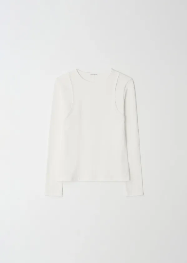 Binding long sleeve t-shirt