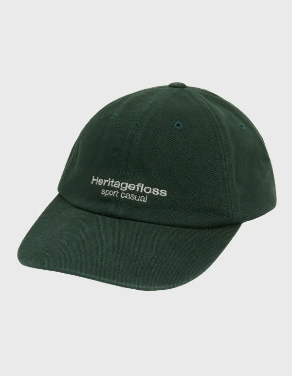 HERITAGEFLOSS WASHED TWILL CAP / Green