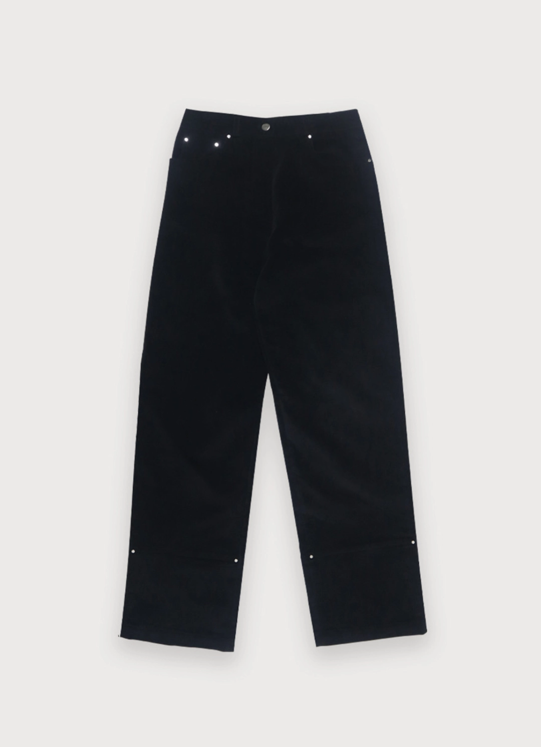 포에토 KIZE CORDUROY PANT - BLACK 상품 이미지 1
