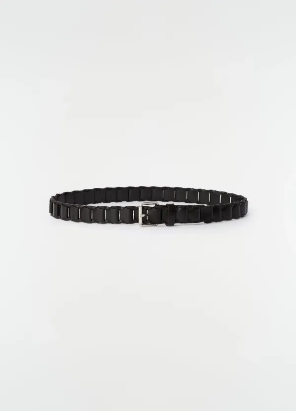 LINK BELT IN VEGETABLE-TANNED LEATHER
