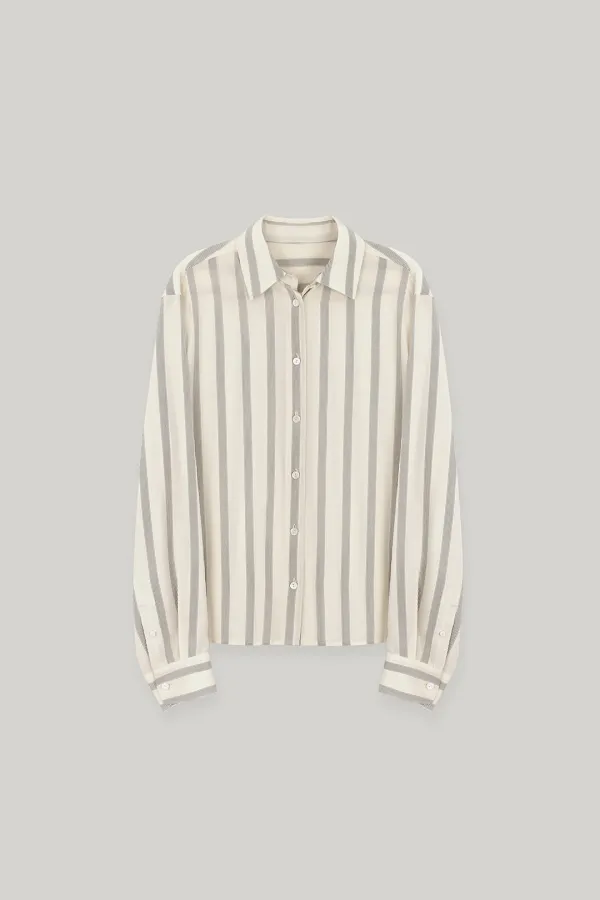 Alexis Stripe Silk Shirt