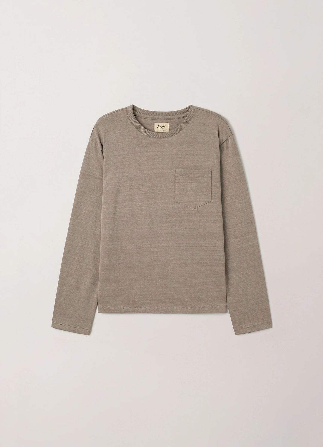 카이르 Washed Pocket Long Sleeve (Oat Beige) - Kair 상품 이미지 1
