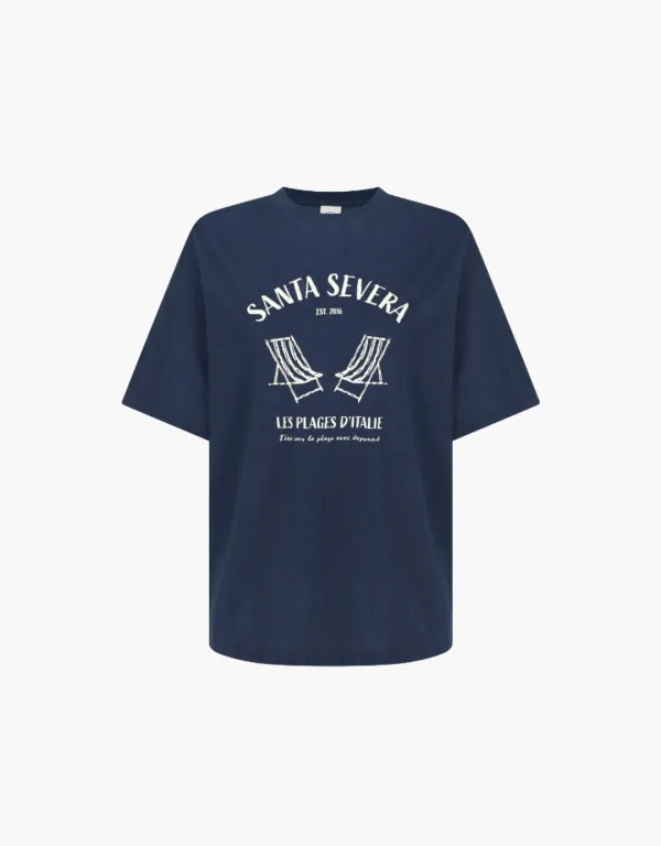 pigment chair graphic t-shirt - navy
