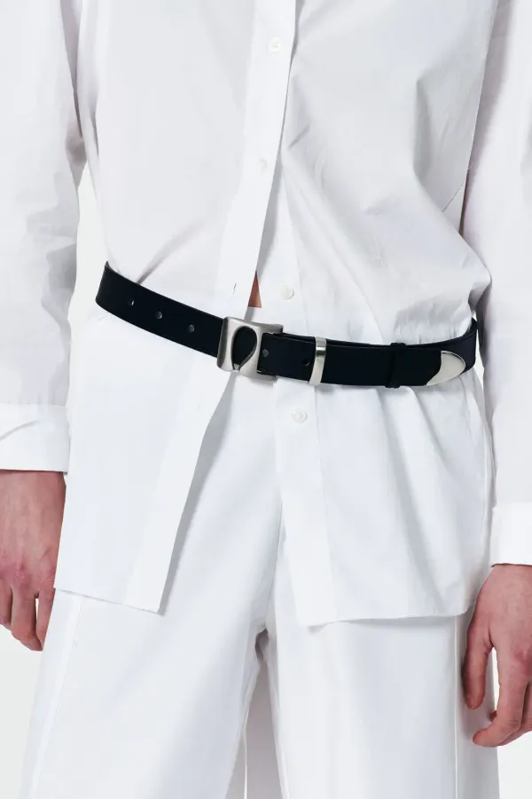 Ruskin Leather Belt_black