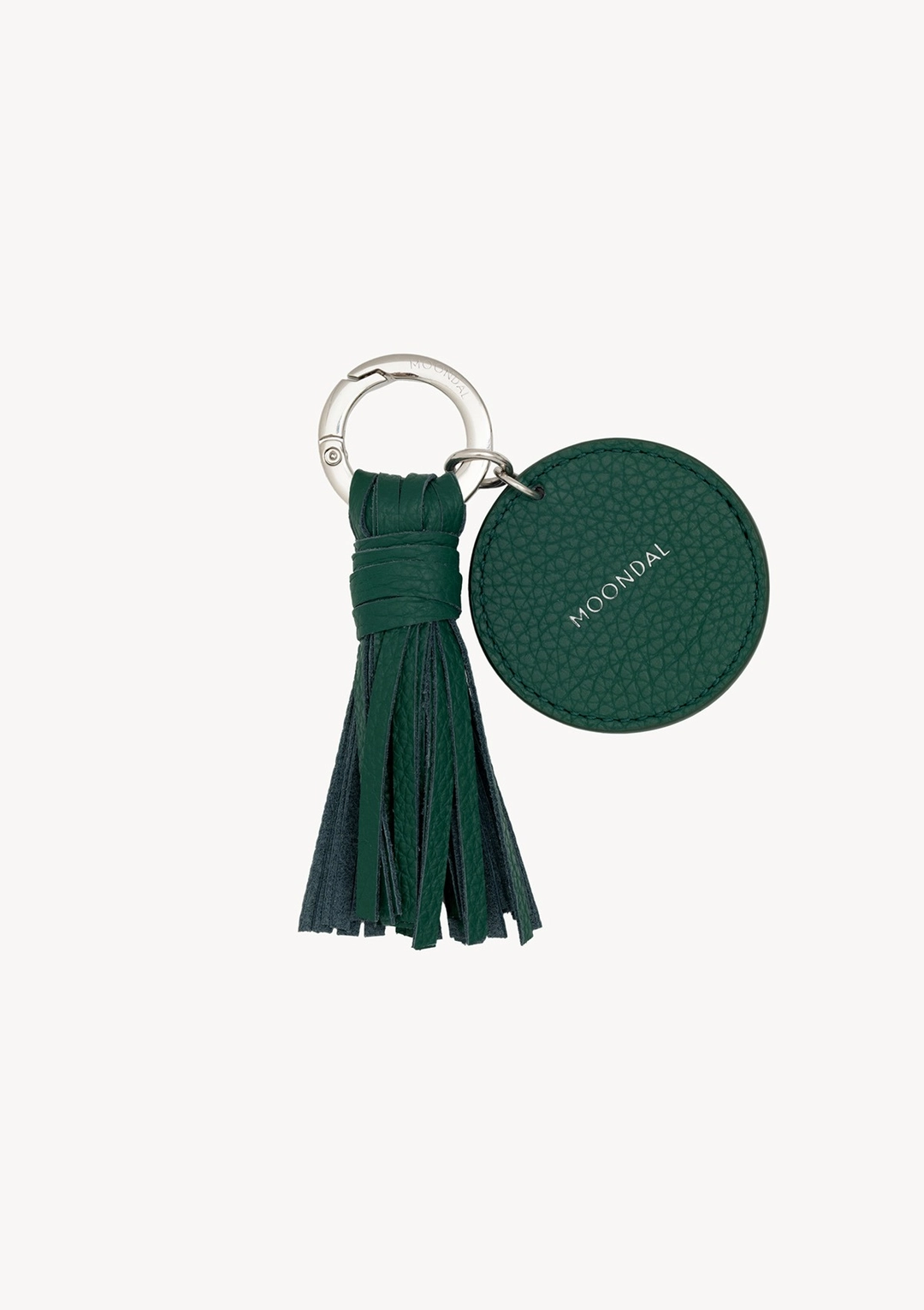 문달 Leather Tassel Keyring in Green 상품 이미지 2