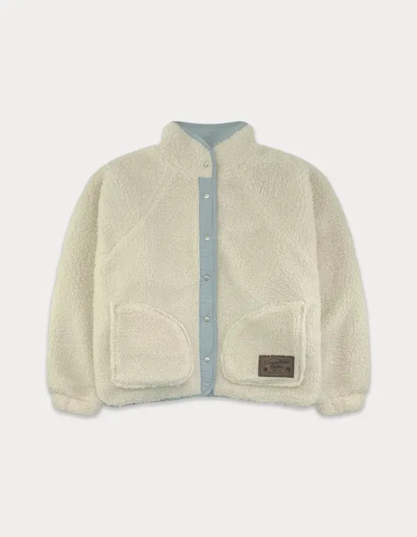 Poppy Fleece Jumper - Ivory