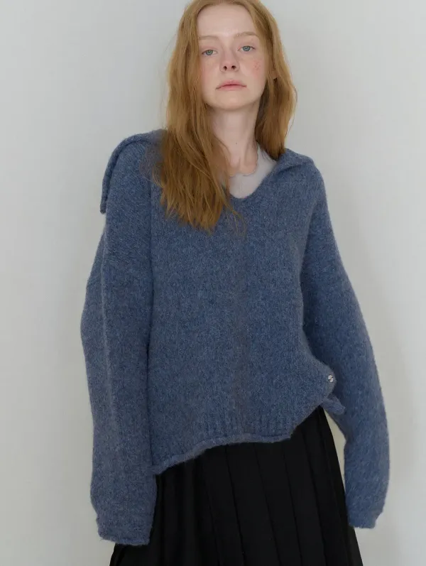 BELLE SAILOR KNIT - CLOUDY BLUE