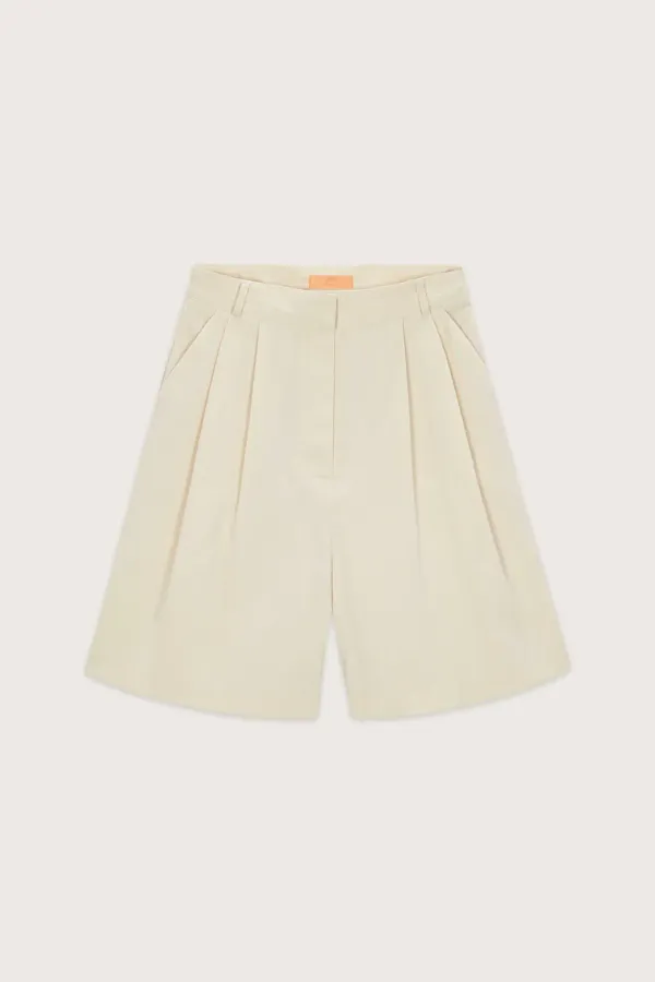 Round Half Pants (Ivory)
