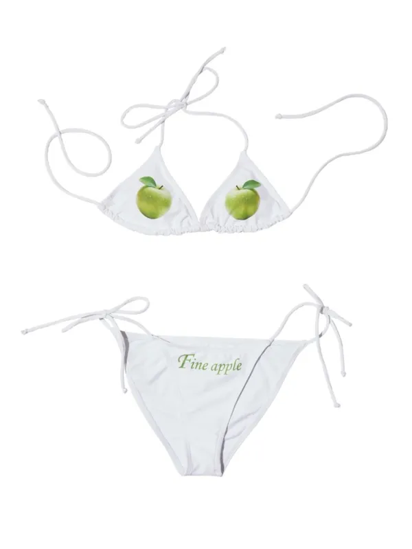 FRUIT BIKINI SET_WHITE