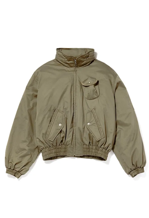 [6/2 DELIVERY] COTTON CARGO BOMBER, KHAKI