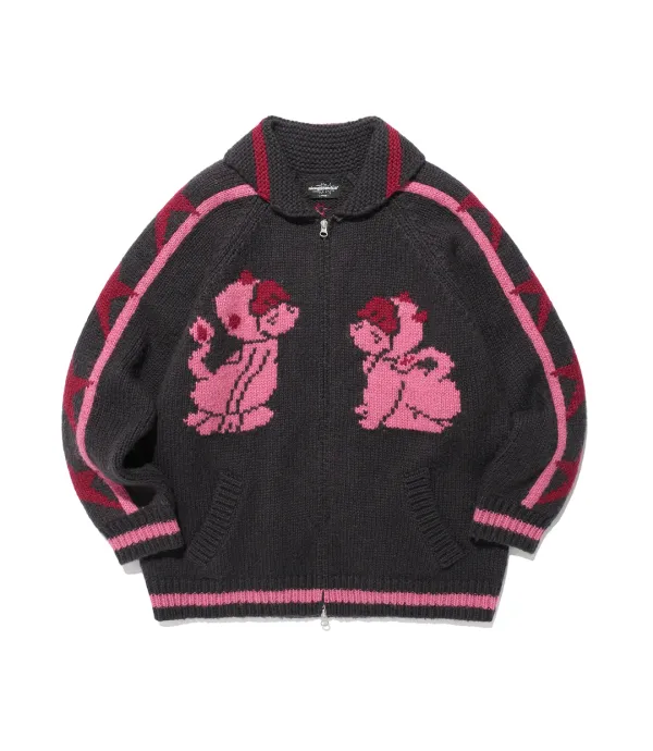 devil cowichan sweater[purple]