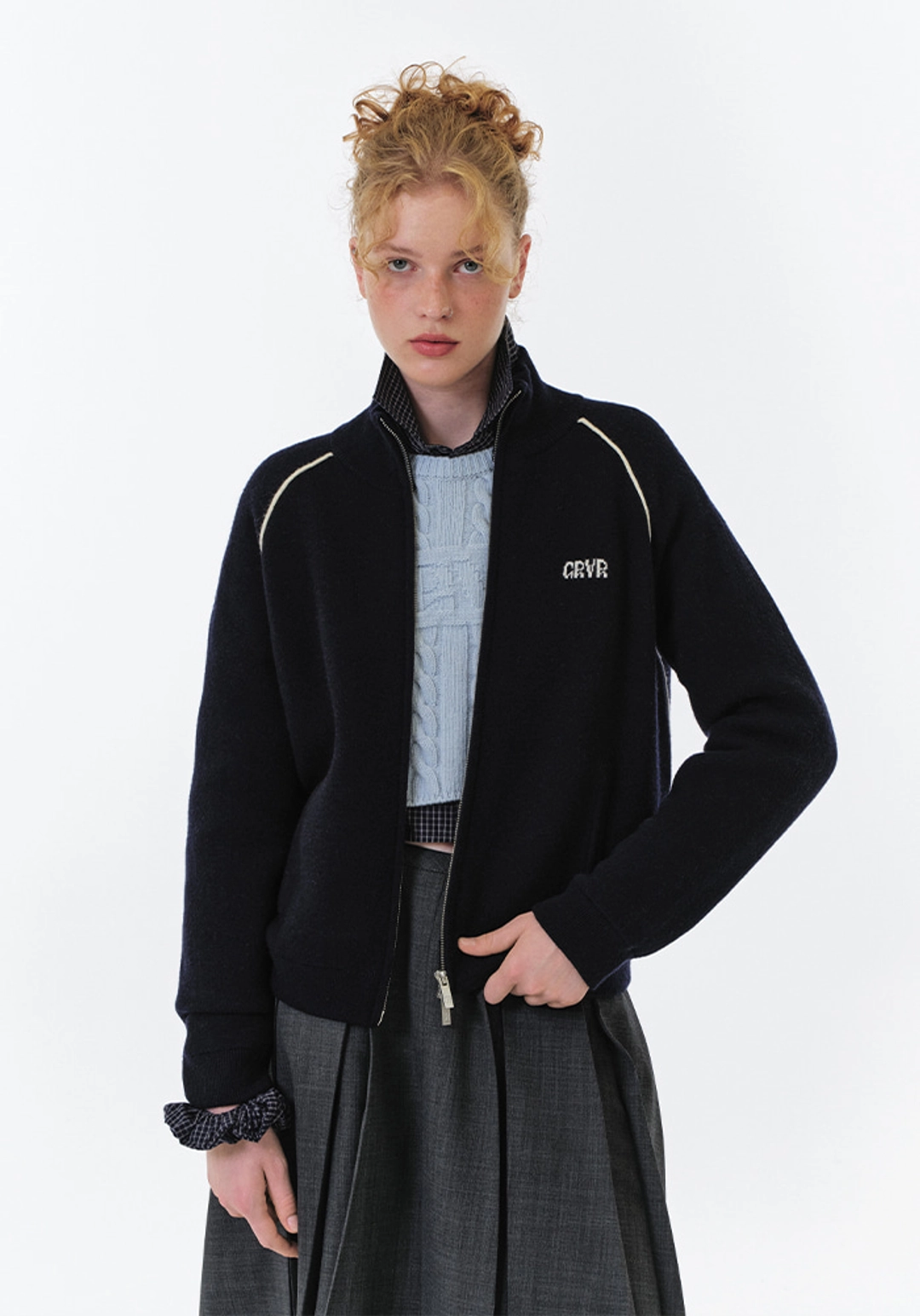 그로브 MAREN KNIT ZIP-UP 상품 이미지 2