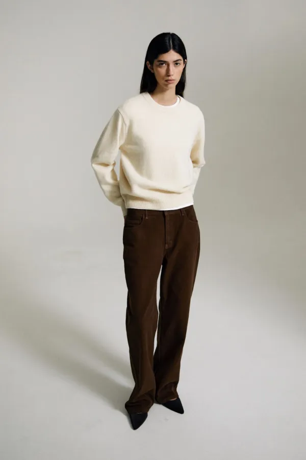 Turel Straight Fit Pants (Brown)