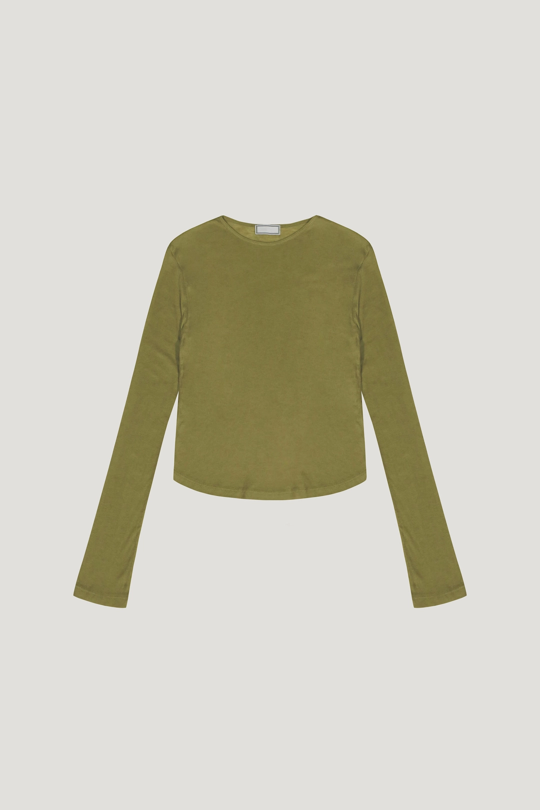 리브어리 Teri Wool Tee (olive) 상품 이미지 2