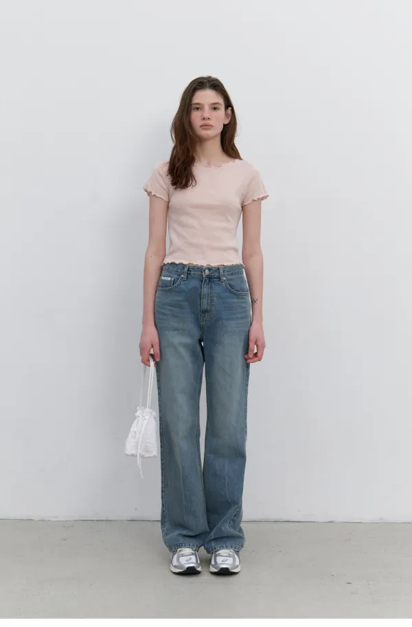(2nd Re-stock) Classic Jeans (Mid Blue)