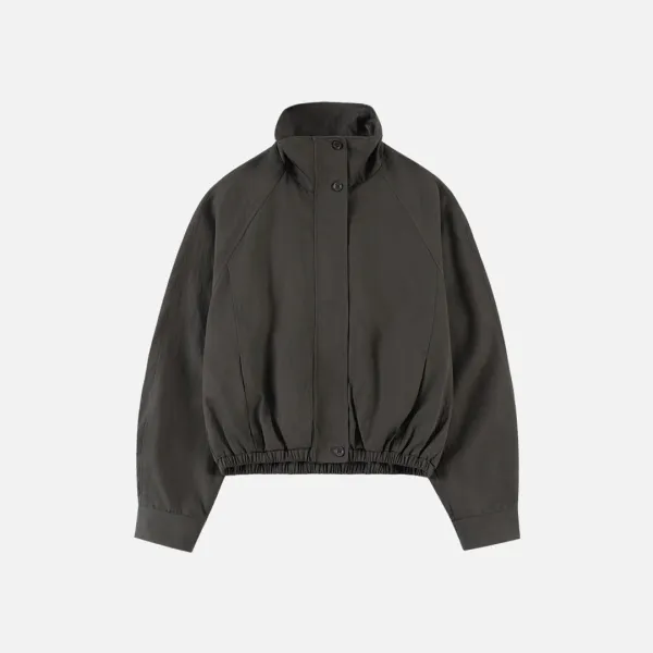 SIOT4191 하이넥 셔링 블루종_Charcoal