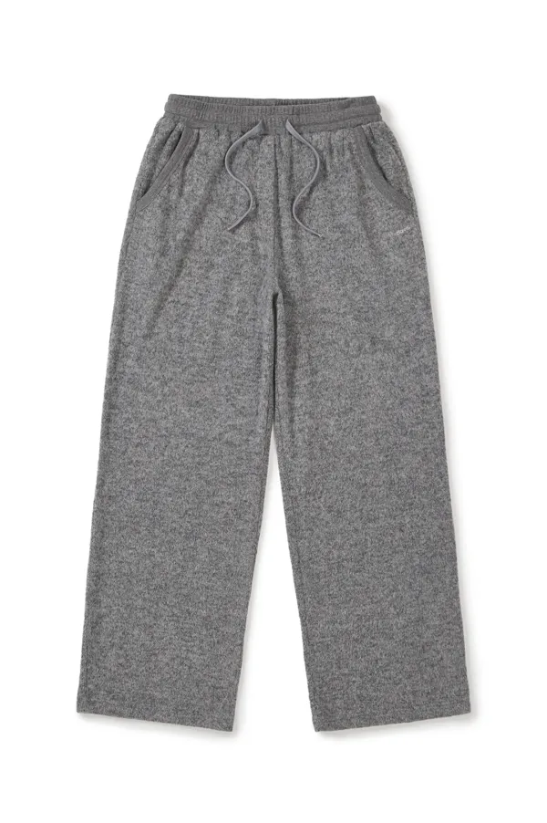 [25FW clove] Urban Wide Track Pants (Melange Grey)
