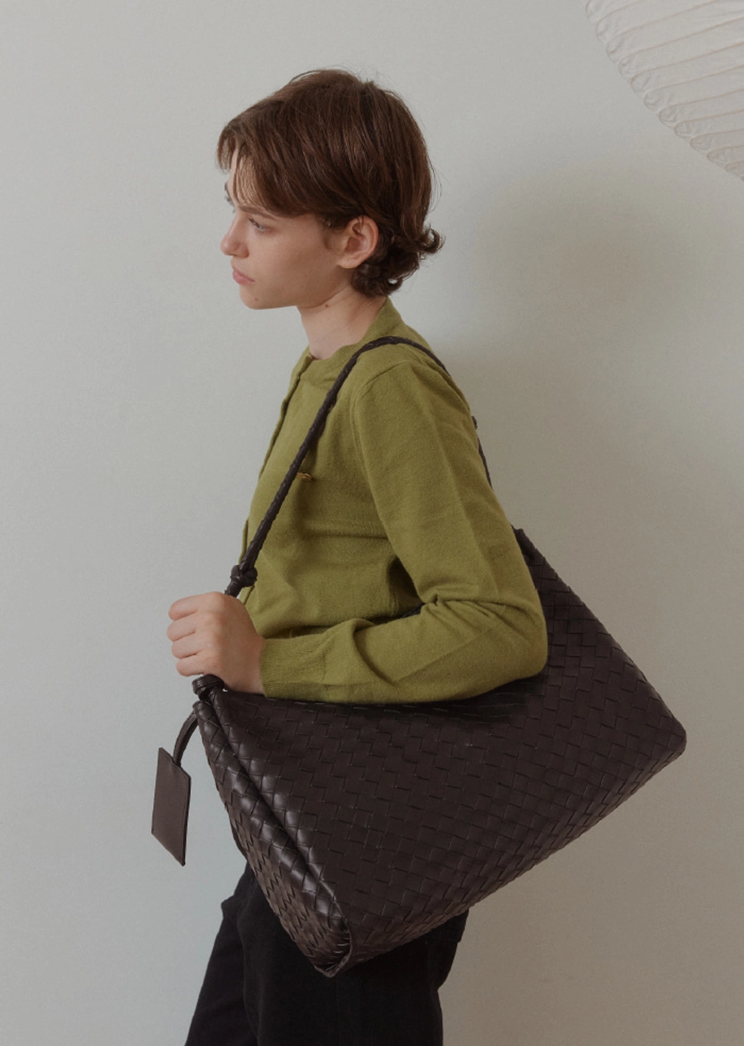 아노에틱 ANC WEAVING MESH STRING BAG_BROWN 상품 이미지 2