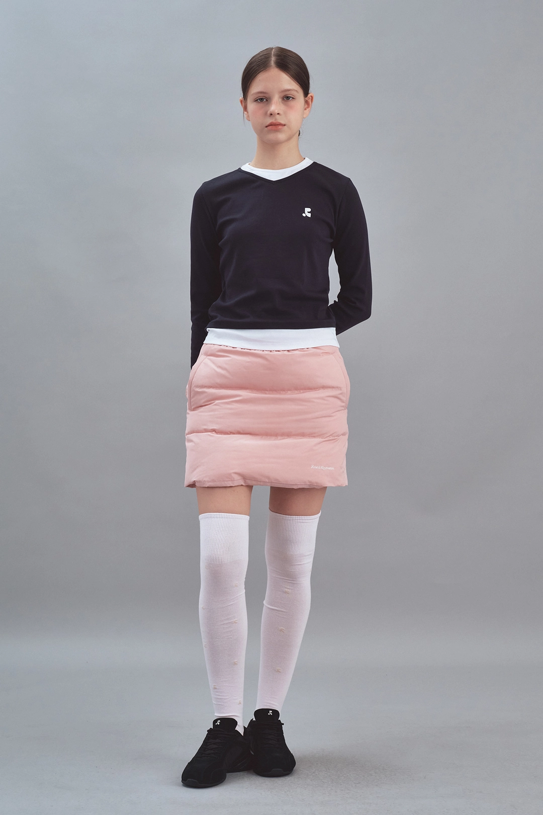 레스트앤레크레이션 LAYERED LONG SLEEVE - NAVY 상품 이미지 2
