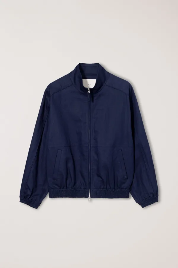 UNISEX SUMMER HARRINGTON JACKET NAVY_UDJU6B122N2