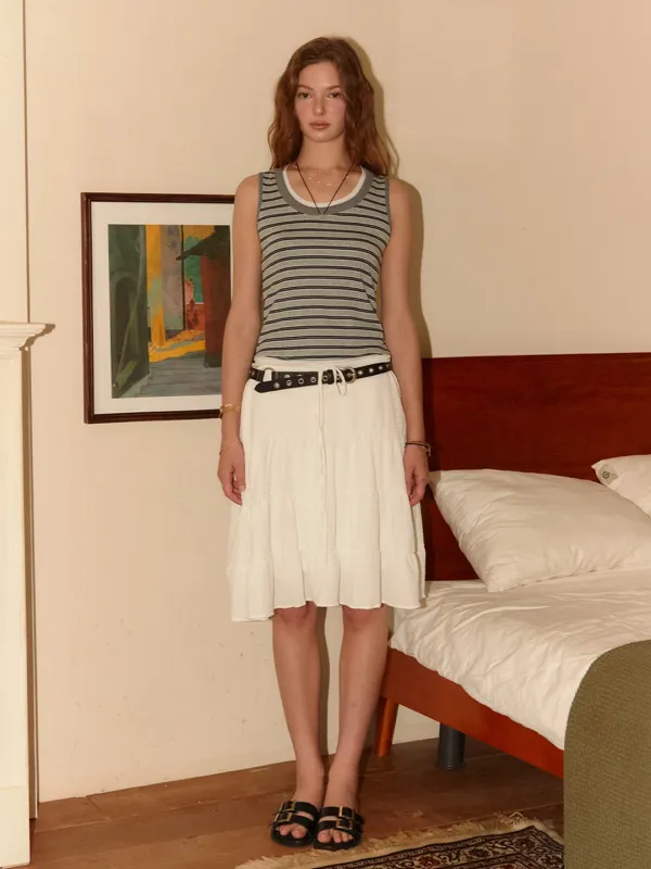 JAY LAYERED SLEEVELESS TOP_GRAY