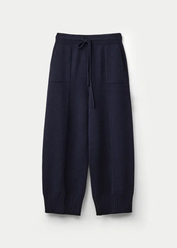 Super fine merino wholegarment pants_Deep sea
