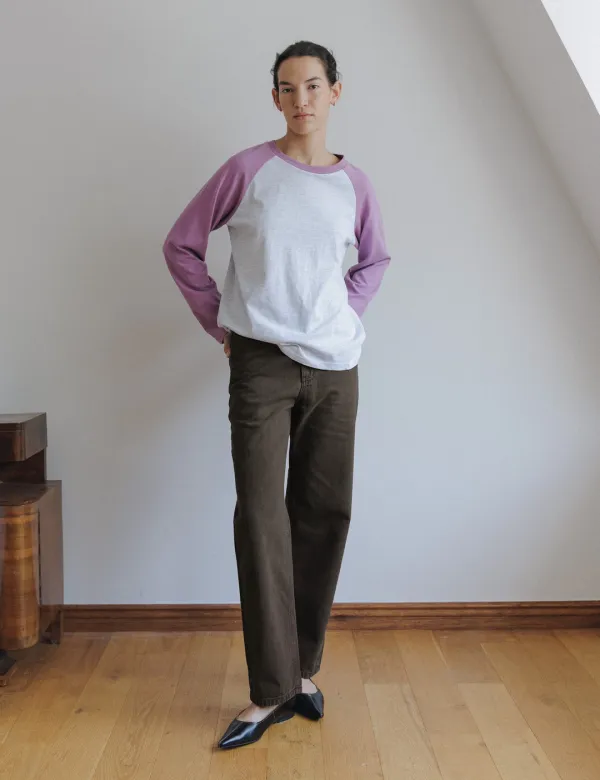 Olsen Denim Pants (Brown)