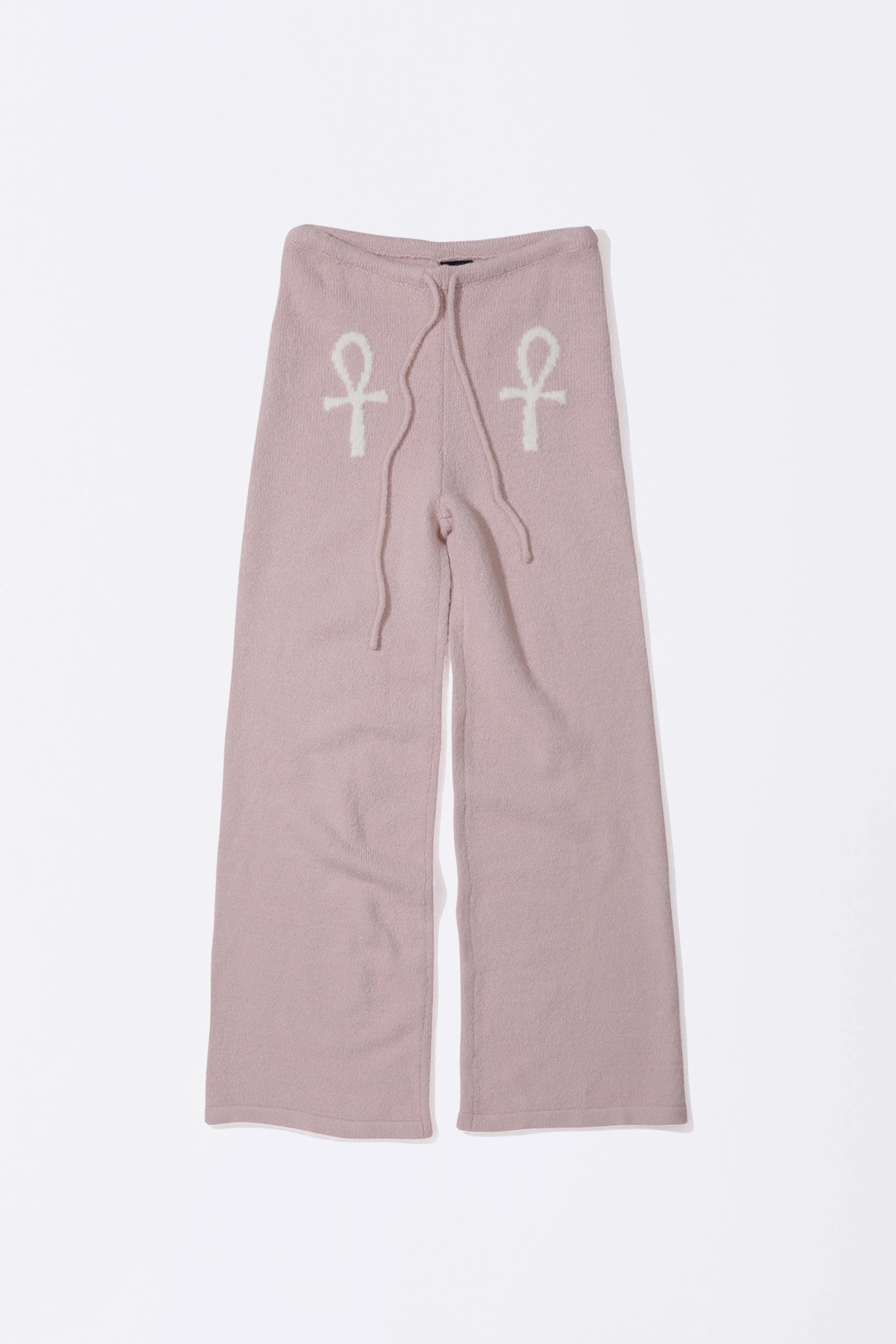 스컬프터 Ankh Boucle Knit Pants Pink 상품 이미지 1