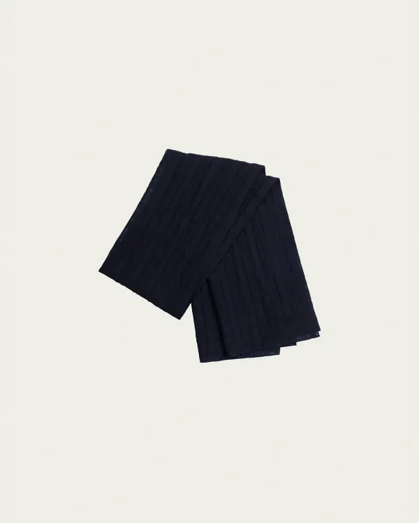 Zen Scarf - Navy (Fabric by Japan)