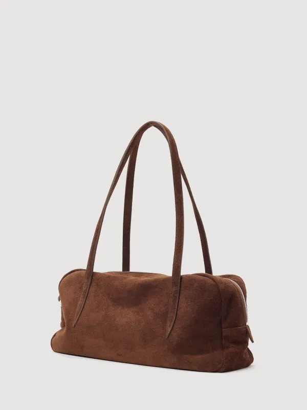 Willo Flute Bag Suede Brown