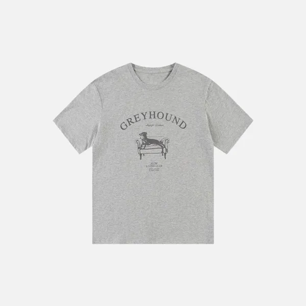 SITP5264 그레이하운드 반팔 티셔츠_Melange gray