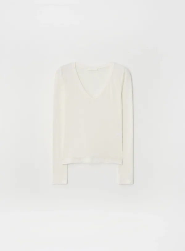 [4TH]Mia v-neck tee(4color)