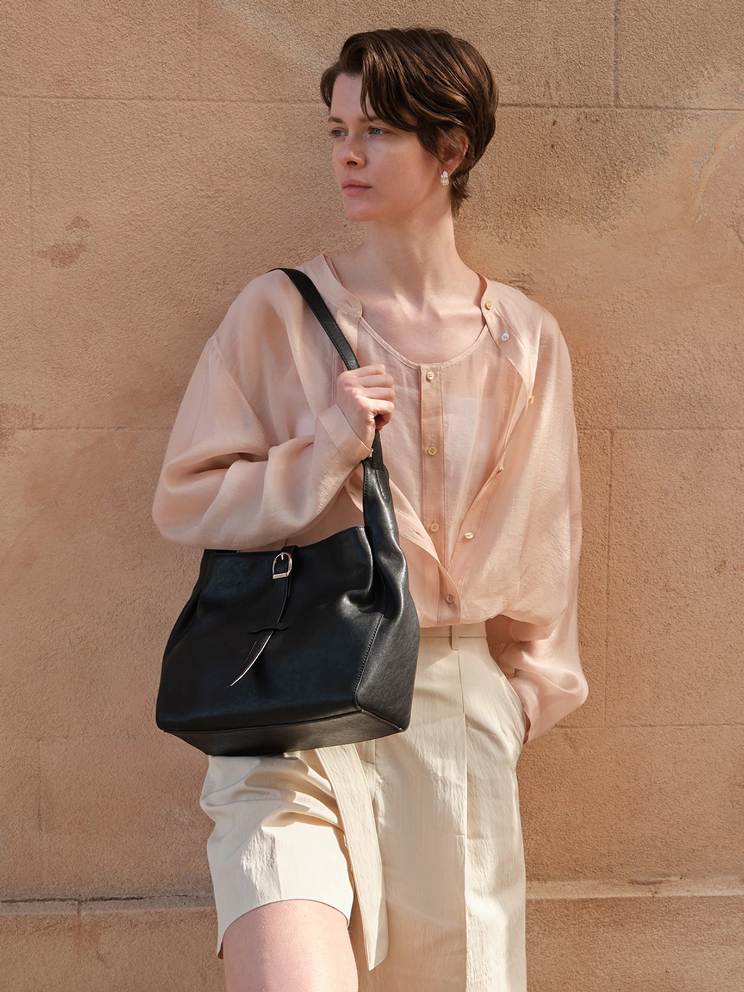 루에브르 Sheer Layered Blouse SW5MB278_2color 상품 이미지 2